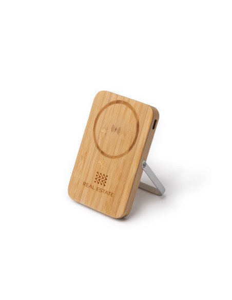 Batería externa YOKAS 5000 mAh con carga inalámbrica 15W y soporte personalizado de Stamina imagen 8