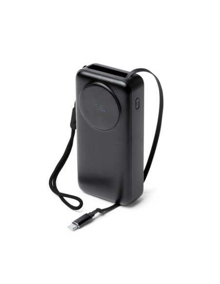 Batería externa PERAL de 20.000 mAh con pantalla LED y cable Tipo C personalizado de Stamina imagen 8