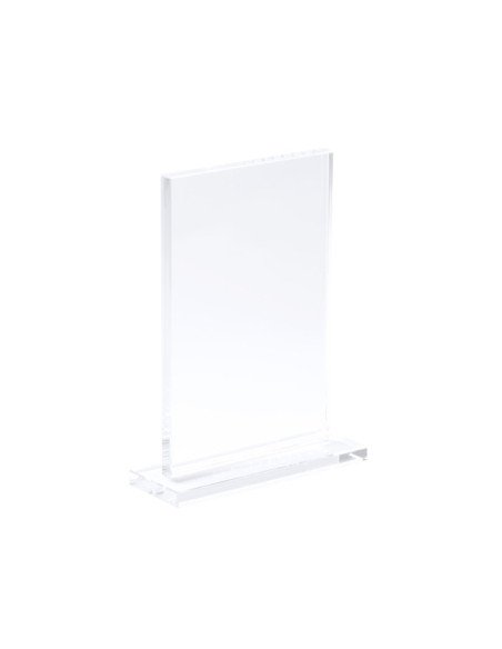 Trofeo de cristal DISKUR rectangular con estuche acolchado