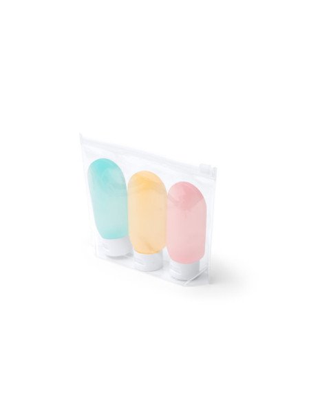 Set de envases de viaje LOGAN con neceser transparente Stamina personalizado de Stamina imagen 6