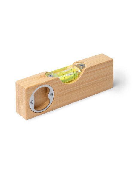 Nivel de burbuja de bambú CIROK con abridor metálico personalizado de Stamina imagen 6