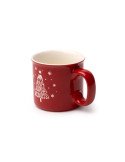 Taza de cerámica CALGARY navideña con árbol en relieve personalizado de Stamina imagen 7