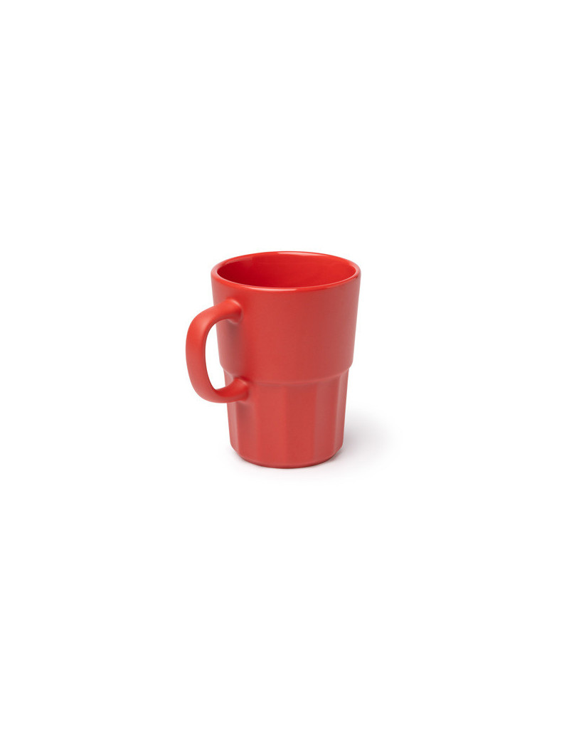 Taza de cerámica LUNGER 450 ml con acabado mate y relieve inferior personalizado de Stamina imagen 8