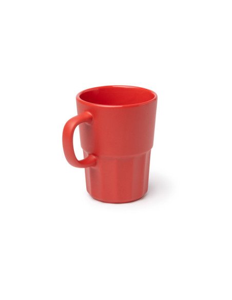 Taza de cerámica LUNGER 450 ml con acabado mate y relieve inferior personalizado de Stamina imagen 8