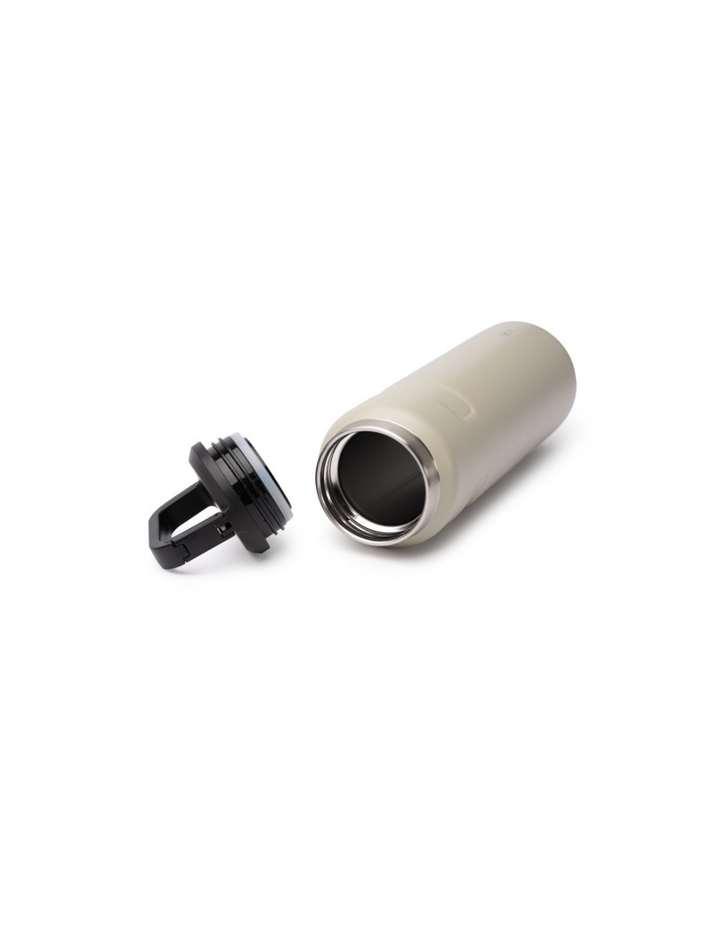 Bidón térmico BOIX de acero inoxidable reciclado 550 ml con mosquetón personalizado de Stamina imagen 10