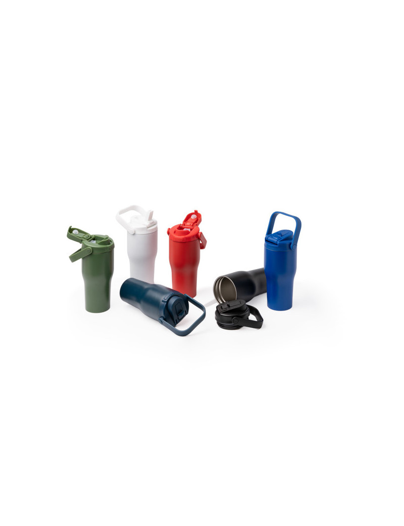 Bidón térmico MAPET de acero inoxidable reciclado 550 ml personalizado de Stamina imagen 15