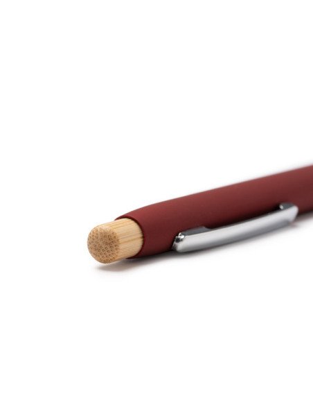 Bolígrafo Metálico VERSO Personalizado – Diseño Sostenible en Metal y Bambú para Regalos Promocionales personalizado de Stamina 