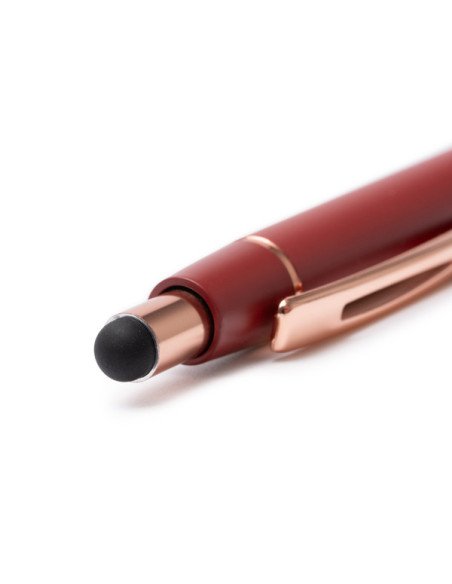 Bolígrafo metálico LEIVA con detalles en cobre grabado láser | Regalo corporativo premium personalizado de Stamina imagen 7