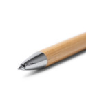 Bolígrafo Personalizado FIKE – Bambú Natural y Detalles Cromados – Grabado Láser Ecológico personalizado de Stamina imagen 4
