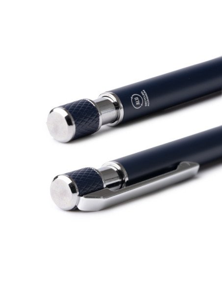 Bolígrafo BLOMY de aluminio reciclado mate con detalles plata personalizado de Stamina imagen 14