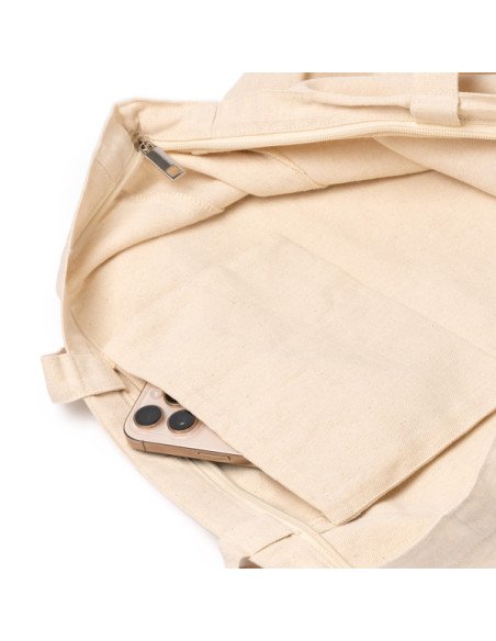 Bolsa BELMOX de algodón 230 g/m² con fuelle y cremallera personalizado de Stamina imagen 6