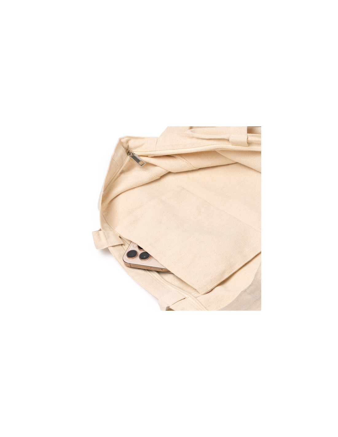 Bolsa BELMOX de algodón 230 g/m² con fuelle y cremallera personalizado de Stamina imagen 6