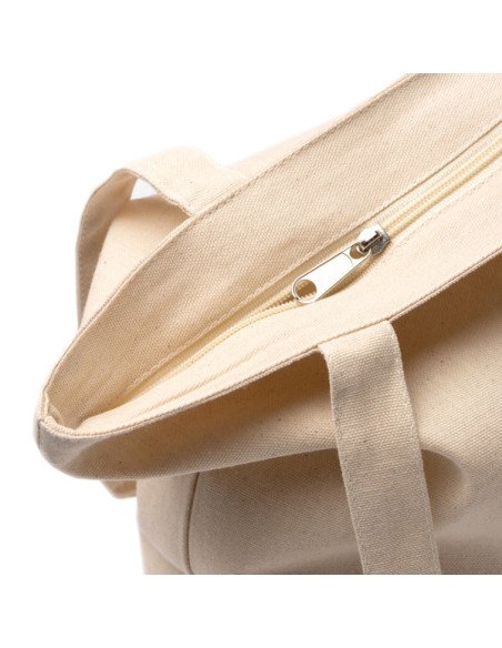 Bolsa LUCIX de algodón 230 g/m² con fuelle y cremallera personalizado de Stamina imagen 6