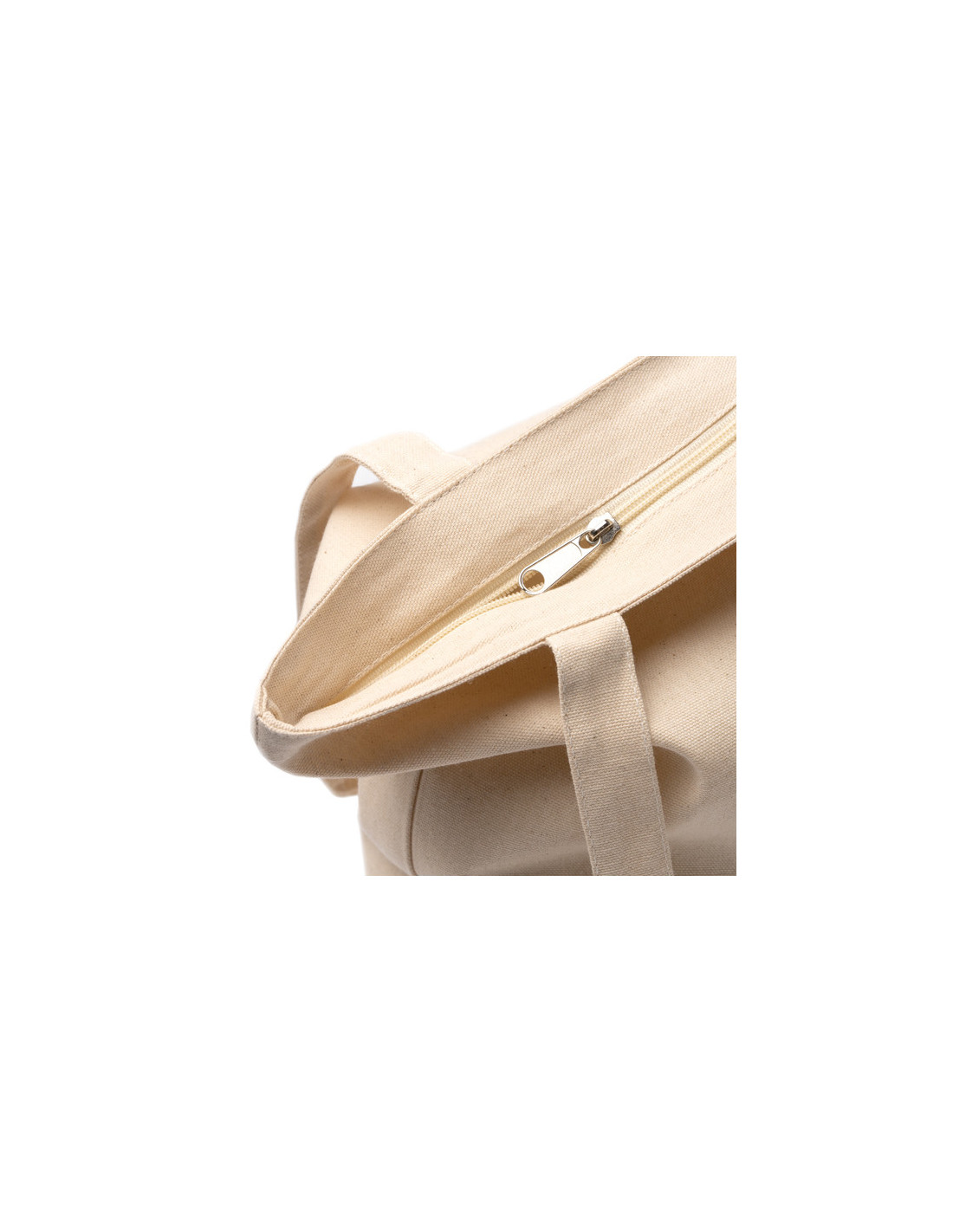 Bolsa LUCIX de algodón 230 g/m² con fuelle y cremallera personalizado de Stamina imagen 6