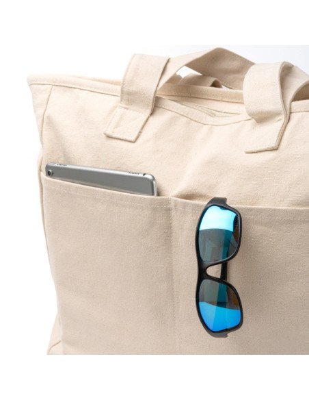 Bolsa TONGA de algodón reciclado 420 g/m² con cremallera personalizado de Stamina imagen 6