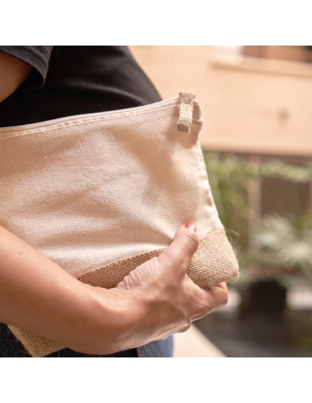 Neceser SIERRA ecológico de algodón y yute 180 g/m² Stamina personalizado de  imagen 6