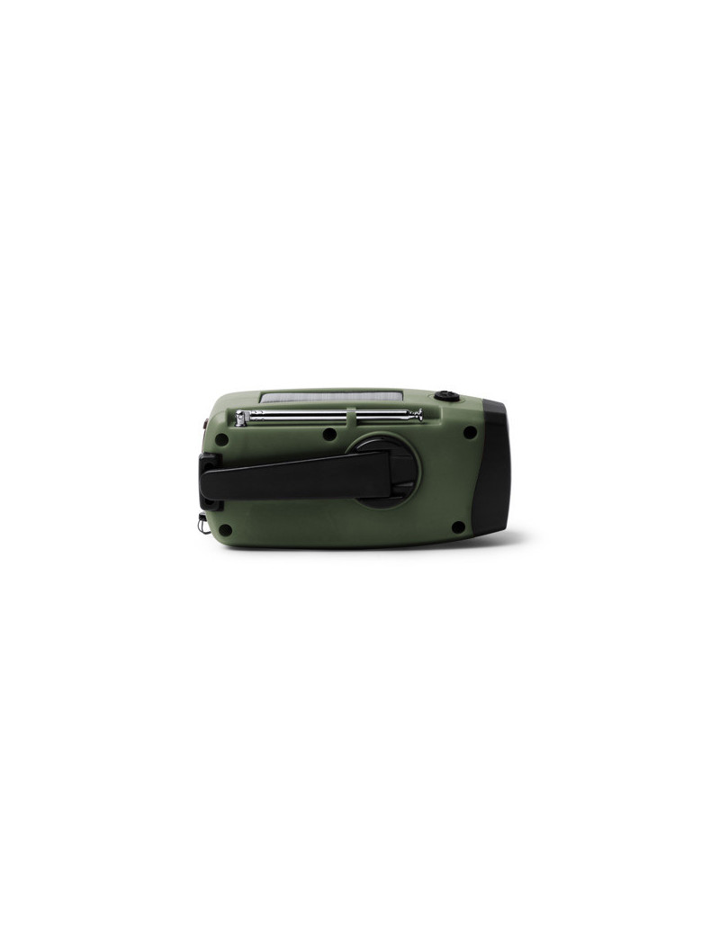 Radio de emergencia multifunción NEVIL con dinamo y panel solar personalizado de Stamina imagen 10