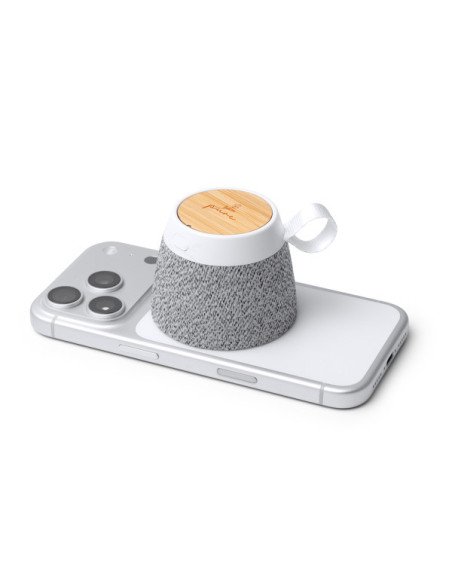Altavoz inalámbrico MONARK 5W en bambú y RPET con Bluetooth personalizado de Stamina imagen 9