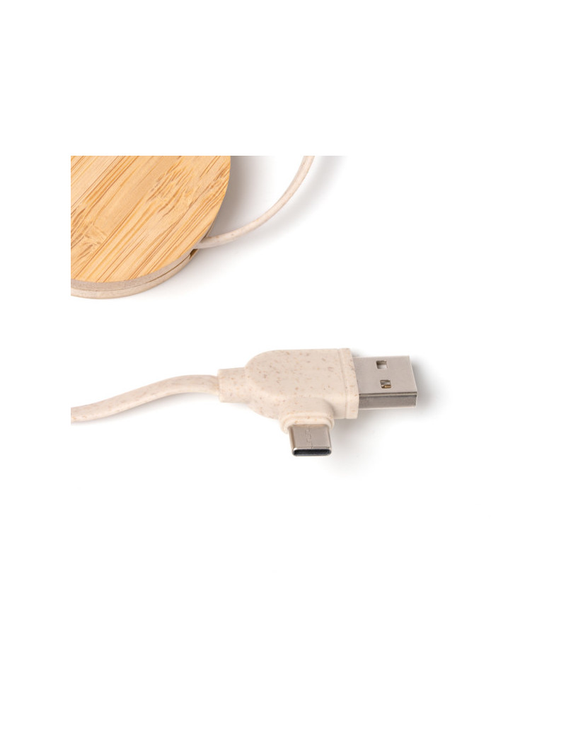 Cable cargador extensible GARYK personalizado de Stamina imagen 4