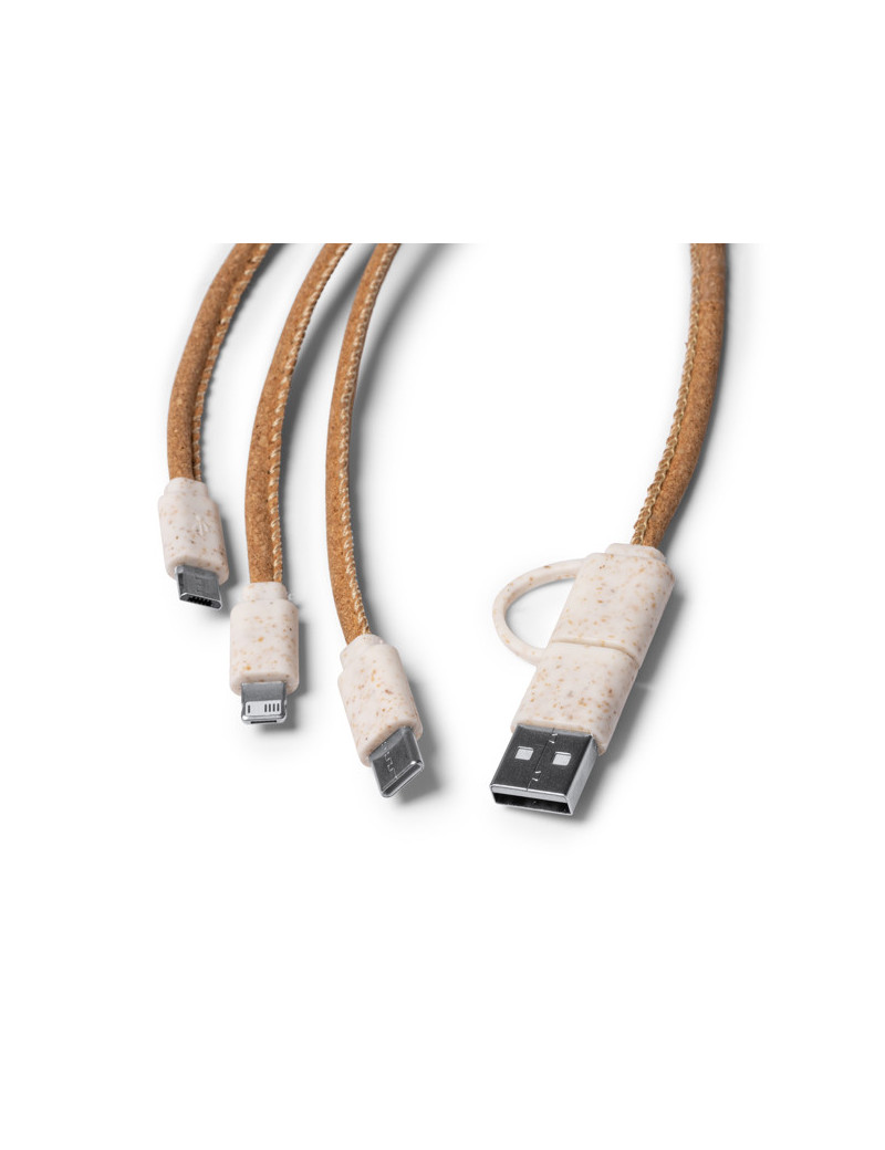 Cable cargador 5 en 1 METRIK personalizado de Stamina imagen 3