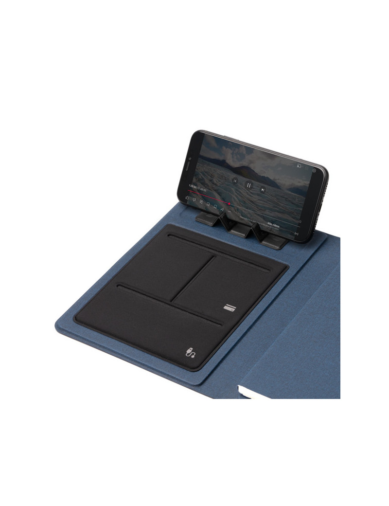 Carpeta multifunción SABIX en RPET con cargador inalámbrico 5000 mAh personalizado de Stamina imagen 12