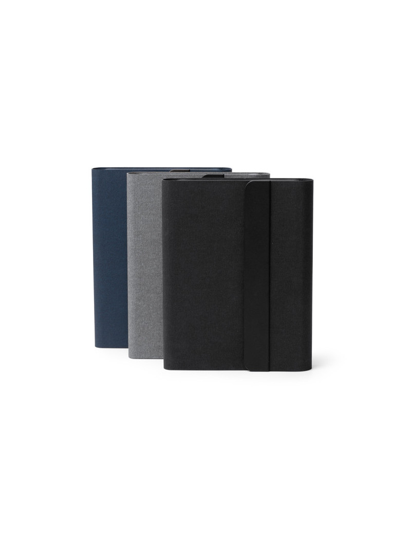 Carpeta multifunción SABIX en RPET con cargador inalámbrico 5000 mAh personalizado de Stamina imagen 14