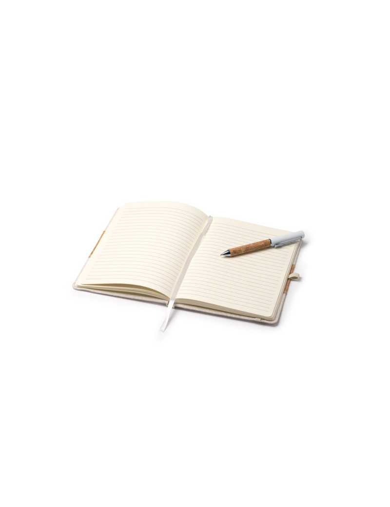 Set libreta A5 y bolígrafo BERET personalizado de Stamina imagen 3