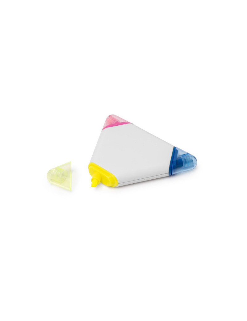 Marcador fluorescente 3 en 1 KRAMER triangular personalizado de Stamina imagen 7