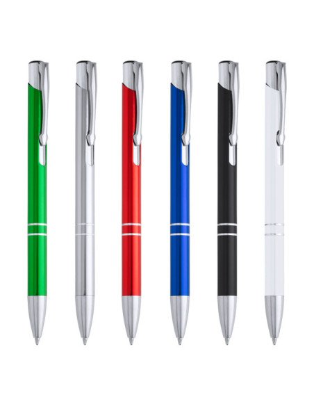 Bolígrafo metálico ARDENES de aluminio con grabado láser personalizado de Stamina imagen 9