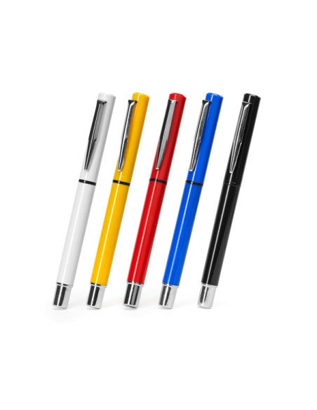 Roller Personalizado YAMA – Elegante y Fluido – Grabado Láser – Carga Jumbo Azul