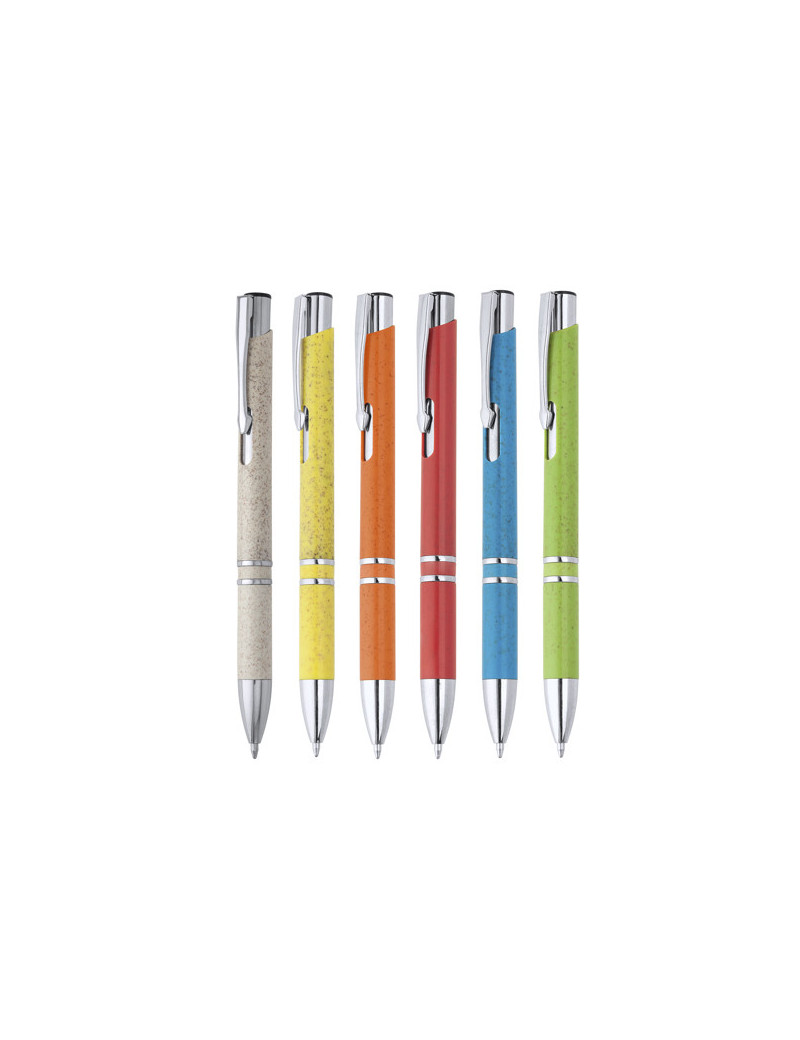 Bolígrafo Personalizado HAYEDO – Ecológico y Reciclado – Fibra de Trigo y ABS – Tampografía personalizado de Stamina imagen 10