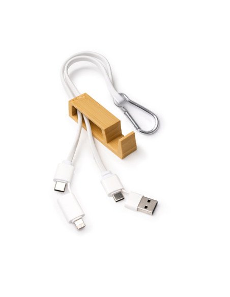 Cable cargador BOEME 4 en 1 | Regalo corporativo