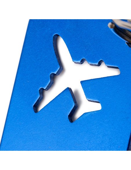 Llavero abridor FLAPIK de aluminio reciclado con forma de avión personalizado de Stamina imagen 13