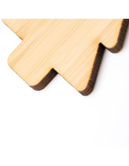 Llavero LACEY de bambú con forma de árbol de Navidad personalizado de Stamina imagen 6