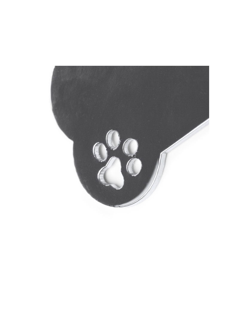 Llavero CHOP de metal con forma de hueso y huella personalizado de Stamina imagen 7