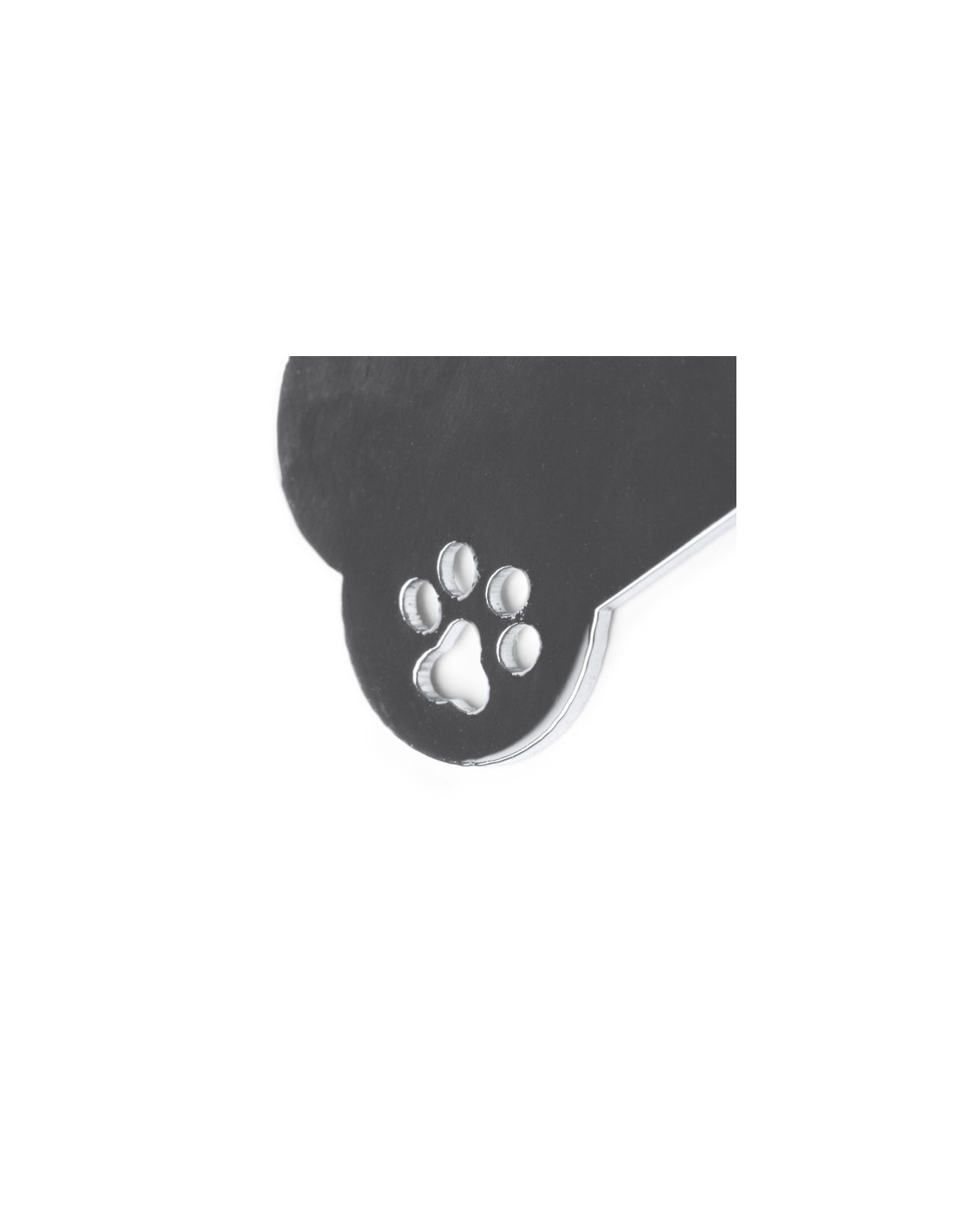 Llavero CHOP de metal con forma de hueso y huella personalizado de Stamina imagen 7