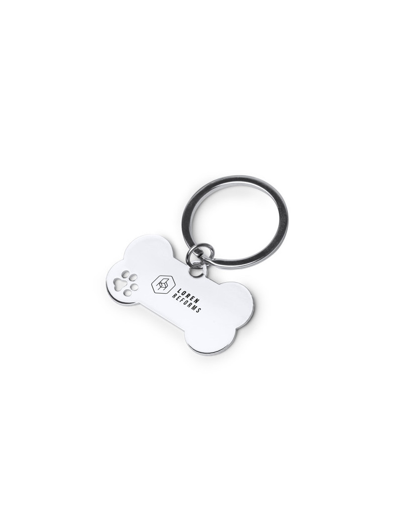 Llavero CHOP de metal con forma de hueso y huella personalizado de Stamina imagen 8