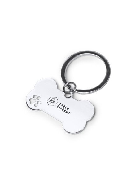 Llavero CHOP de metal con forma de hueso y huella personalizado de Stamina imagen 8