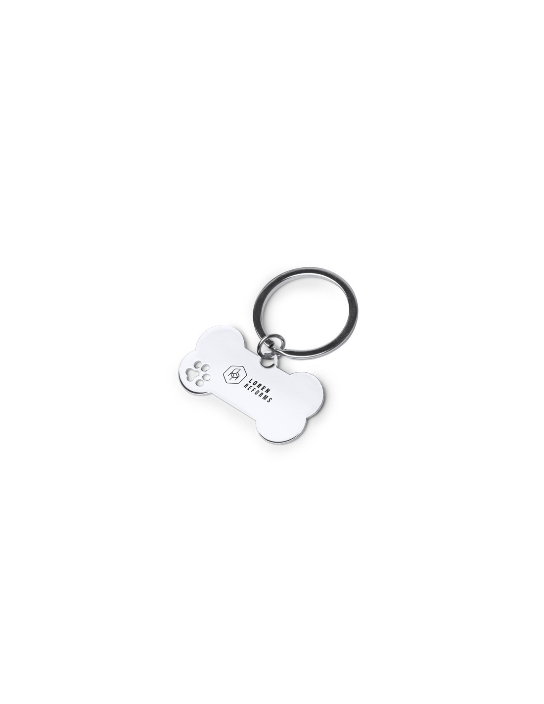 Llavero CHOP de metal con forma de hueso y huella personalizado de Stamina imagen 8