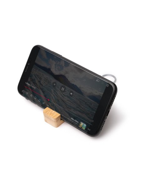 Llavero GALION de bambú con soporte para smartphone antiestrés personalizado de Stamina imagen 8