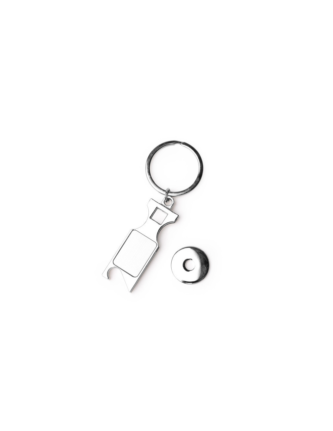 Llavero metálico LIBOK con moneda para carro y abridor personalizado de Stamina imagen 8