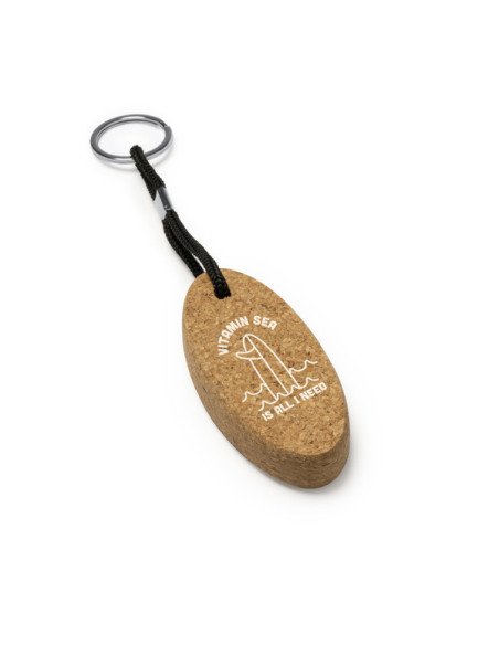 Llavero de corcho natural YATE personalizado de Stamina imagen 4