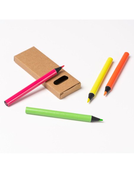 Set de 4 lápices MARGA personalizado de Stamina imagen 3