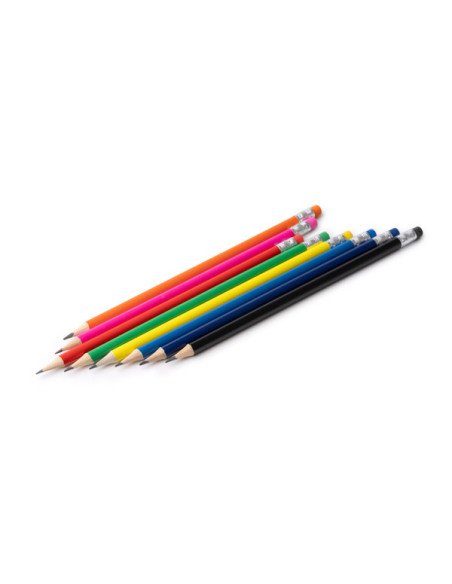 Lápiz TRALEM de madera redondo con goma Stamina personalizado de Stamina imagen 15