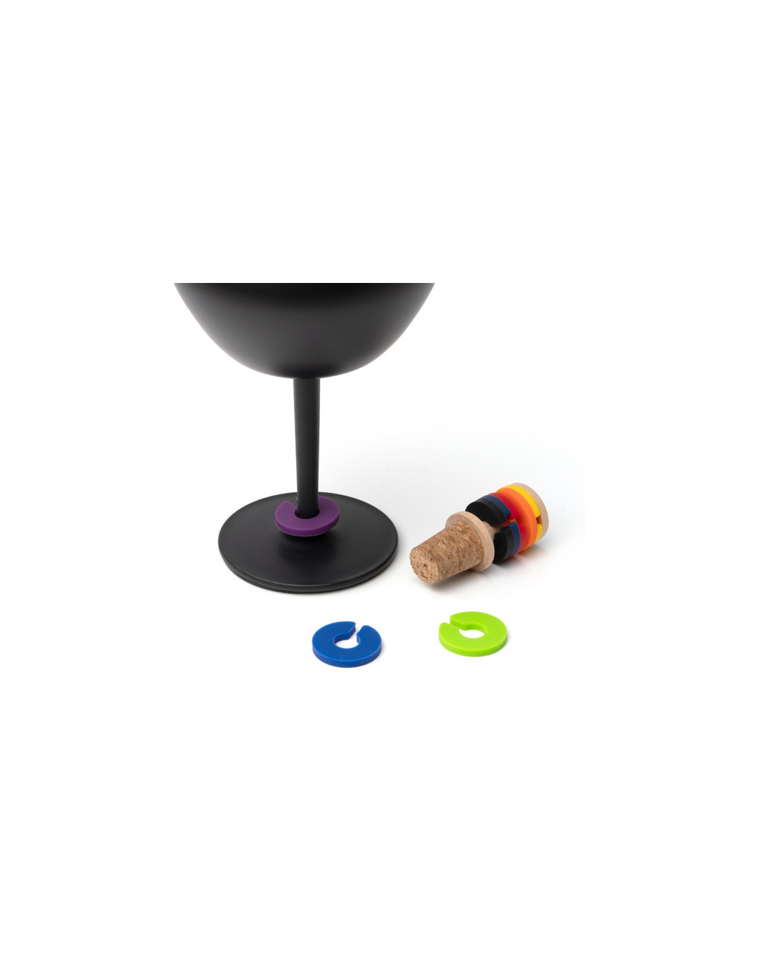 Tapón para botellas NOVIX de corcho y bambú con identificadores personalizado de Stamina imagen 7