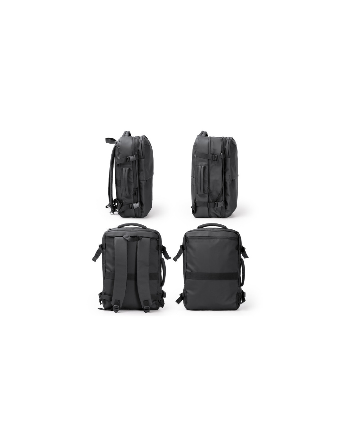Mochila extensible SOPLEX en PU Leather con compresión al vacío personalizado de Stamina imagen 13