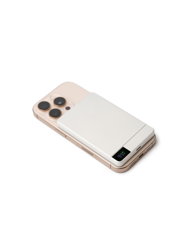 Batería externa magnética PROMAX de 5.000 mAh en aluminio reciclado personalizado de Stamina imagen 14