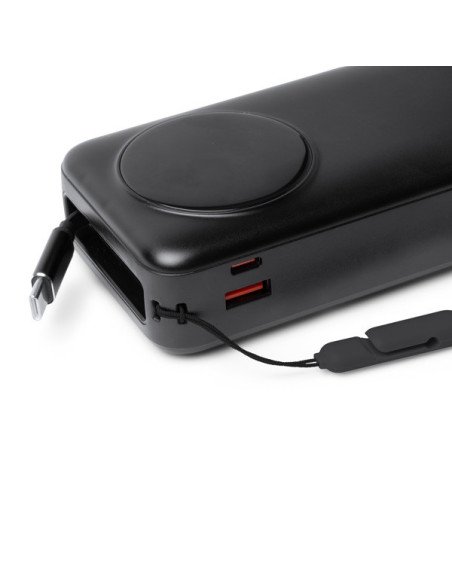 Batería externa PERAL de 20.000 mAh con pantalla LED y cable Tipo C personalizado de Stamina imagen 9