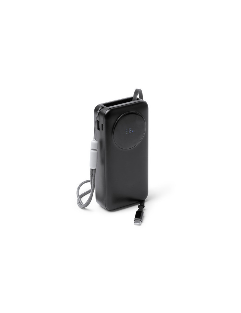 Batería externa PERAL de 20.000 mAh con pantalla LED y cable Tipo C personalizado de Stamina imagen 11