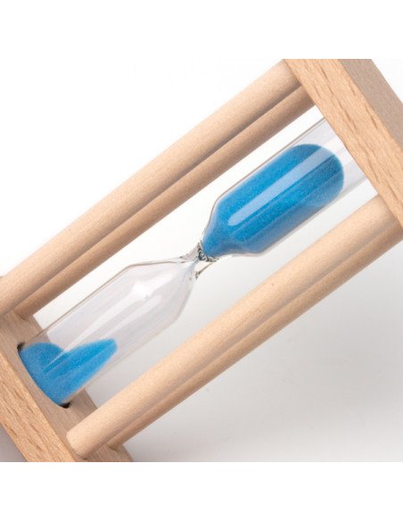 Reloj de arena TEMPO de 3 minutos con estructura de madera personalizado de Stamina imagen 7